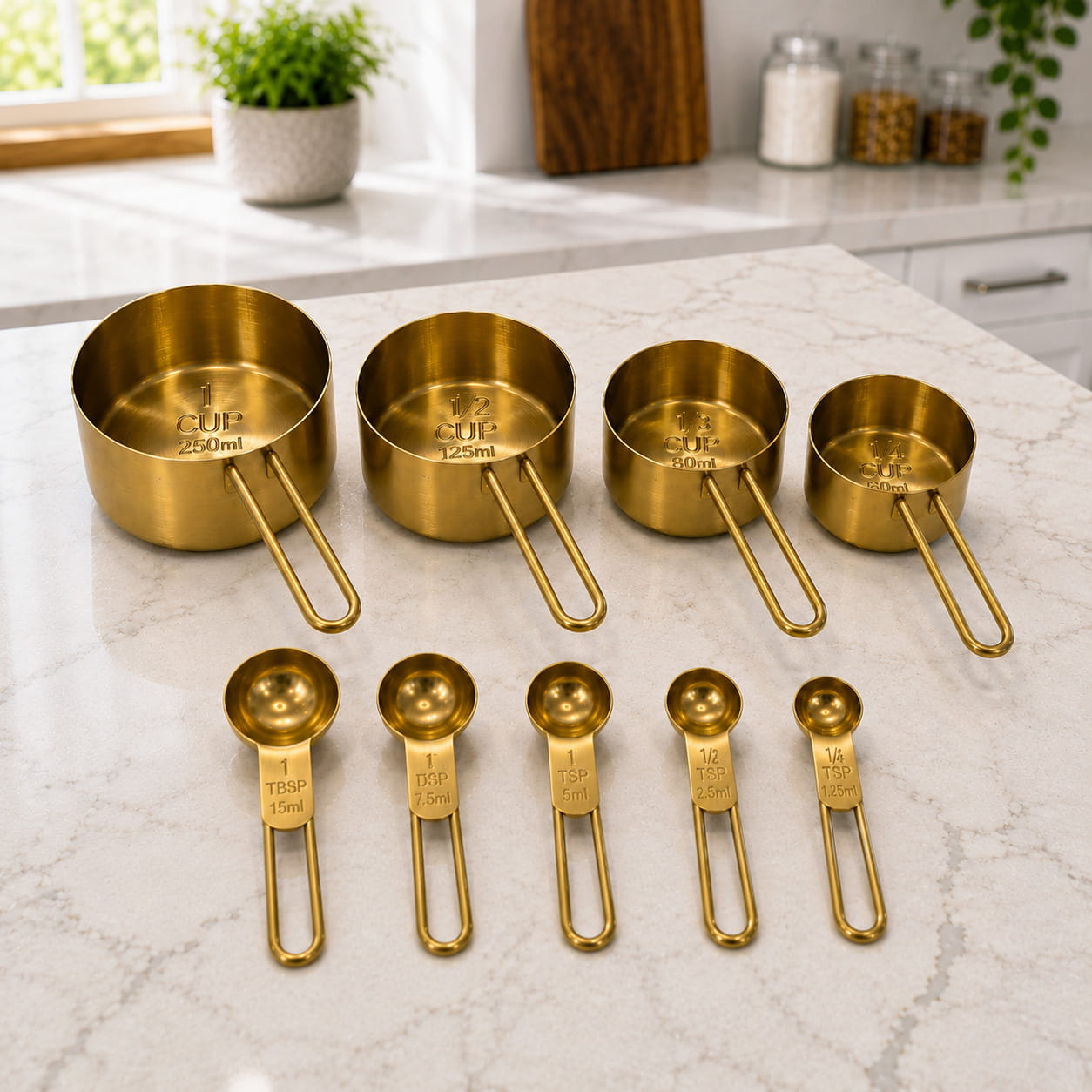 KitchenChomp® Premium Measuring Cup & Spoon Set