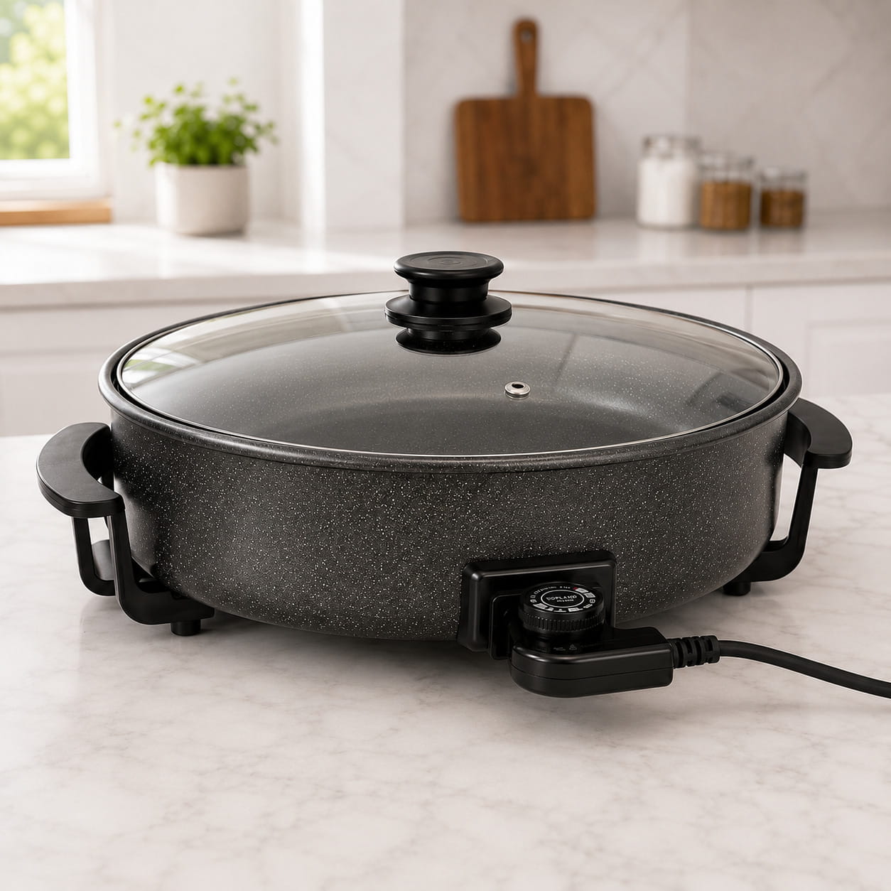KitchenChomp® Jumbo Electric Skillet